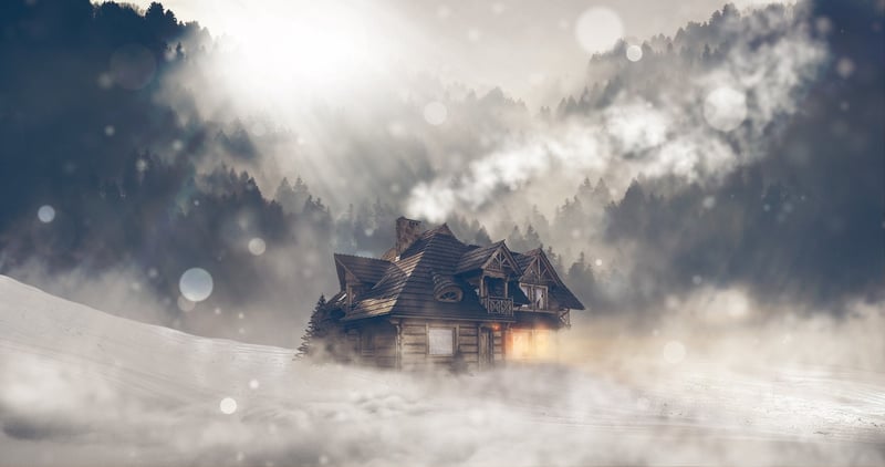 Log Cabin in the Woods